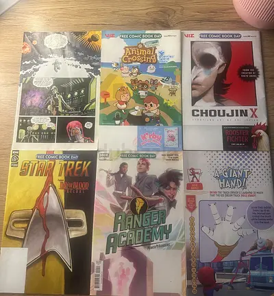 Bundle of comics for kids (Star Trek, Animal Crossing, Choujin X, Ranger Academy, more)