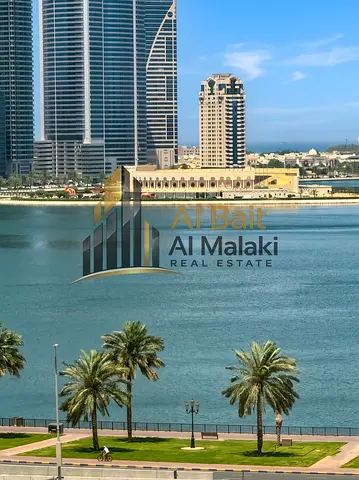Luxury sea view 2-bedroom apartment (two bedroom and a living room) for rent in Al Majaz 2