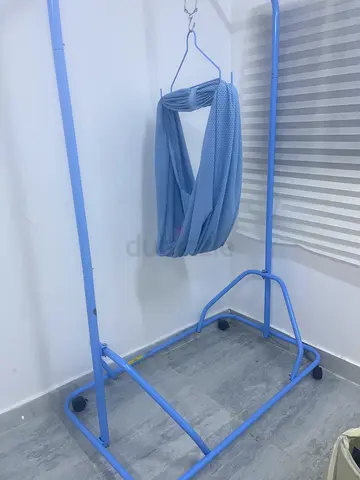 Baby Hammock / Swaddle Swing in Light Blue - Gently Used