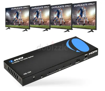 OREI 4K 1x4 HDMI Splitter (Model: HD-104)