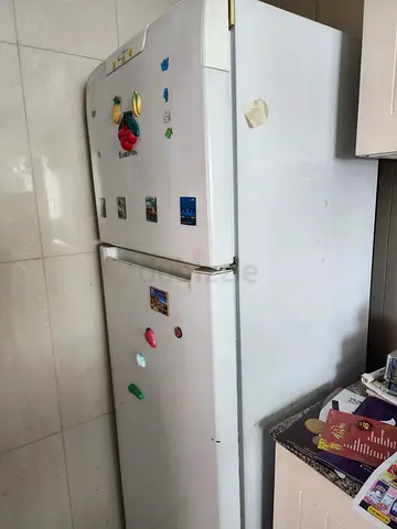 Used White Top-Freezer Refrigerator - Good Working Condition