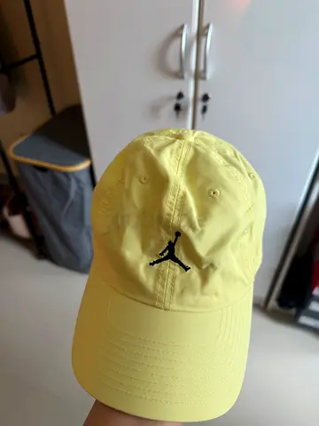 Light Yellow Jordan Baseball Cap - Gently Used