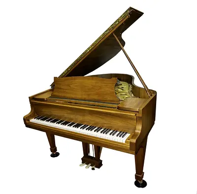 STEINWAY  SONS S-155 walnut baby grand piano