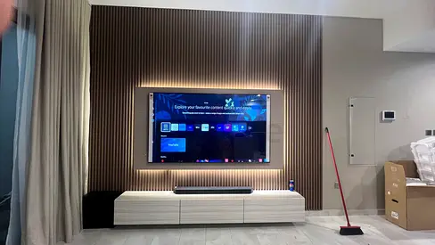 Media wall unit LED TV (Wall-mounted)