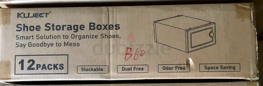 Kuject shoes storage box brand new 12pcs