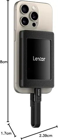 1TB External SSD with Magnetic ,Portable SSD USB3.2 Gen2x2, Read up to 2000MB/s, Slim ( Fix Price )