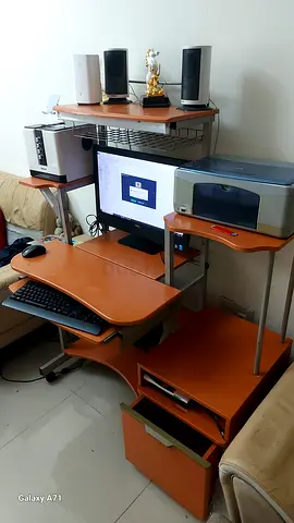Wooden Computer Workstation Desk