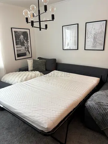 Ikea vimle gunnared dark u shape sofa bed with mattress