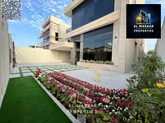 Own a luxurious, modern-designed villa with two floors, a rooftop, and a garden, directly on Ammar S
