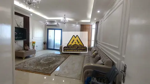 Spacious 2BR + Hall for Annual Rent - Ajman Creek Towers, Al Rashidiya 1