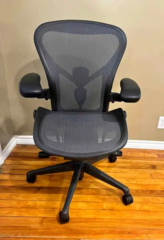 For Sale Herman Miller Remastered Aeron Chair Size B Fully Loaded