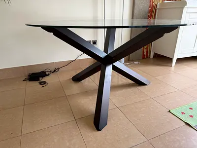 Glass table
