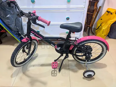 Decathlon 16 inch kids bike 500 4-6 years old - pink