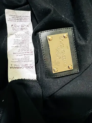 Authentic Dolce  Gabbana Black T shirt - Good Condition