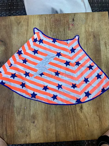 Colorful superhero cape