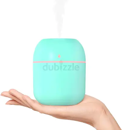 Portable USB Ultrasonic Mini Humidifier / Aroma Diffuser - Mint Green