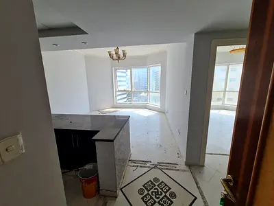 شقة غرفة وصالة مع تكييف مجاني وجيم ومسبح وشهر مجاني المجاز 3