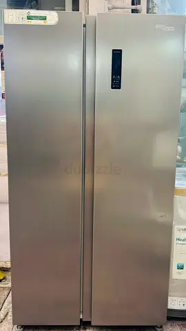 Supergeneral Side-by-Side Refrigerator - Stainless Steel, New condition