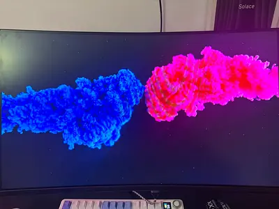 27-inch 200 hz Curved Monitor - Excellent Condition