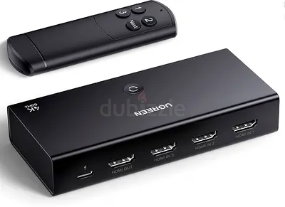 Ugreen HDMI Switch 3 in 1 out, with remote, 4K 60Hz (Model: CM598)
