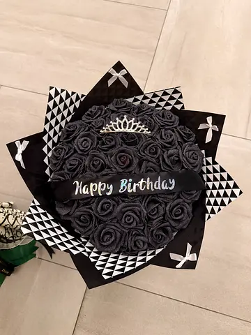 Birthday present eternal flower bouquet