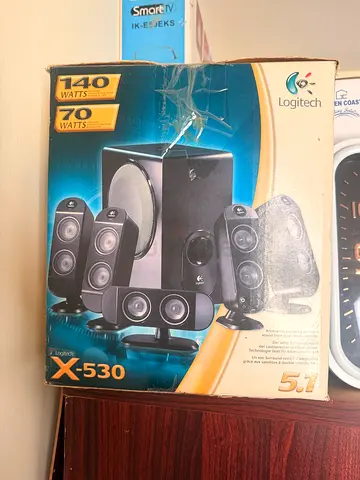Logitech X-530 5.1 Surround Speaker System (Used, in Box)