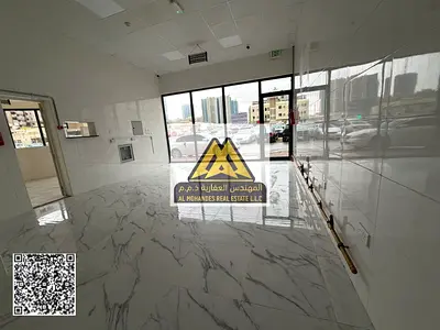 محل للإيجار في الراشدية 2 عجمان بجوار أبراج الفالكون في موقع حيوي ومميز يتميز بكثافة سكانية وحركة تجارية نشطة مما يجعله مناسباً لمختلف الأنشطة التجاري