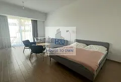 Relaxing Golf Course View | Chic Studio Apartment