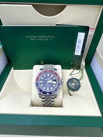 Rolex Oyster Perpetual GMT-Master II Pepsi Jubilee (With Box  Papers)