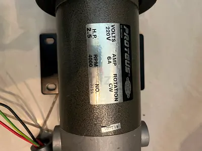 DC motor for treadmill