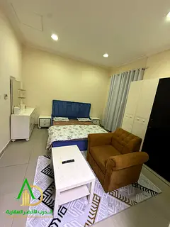 Two rooms and a hall for monthly rent, clean, furnished, in Al Nuaimiya area, one near all services