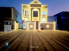 For sale, Al Zahia Classic Villa, 5 rooms, super deluxe finishing, bank financing, freehold for all