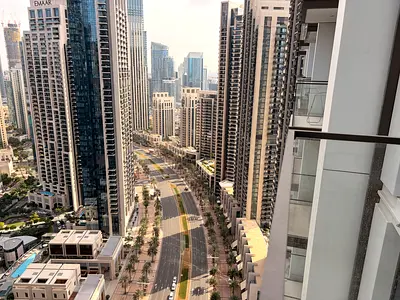 High Floor | Open View | Partial Burj Khalifa View | Fully Furnished | AC-Free | Vacant