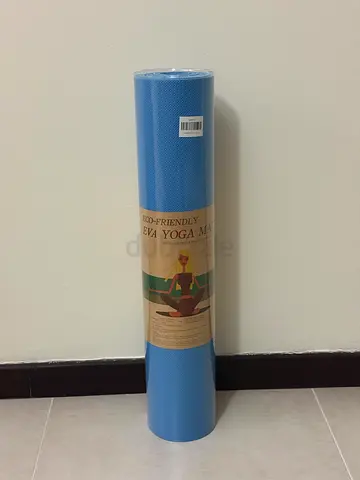Blue Non-Slip Yoga Mat — New, Unused