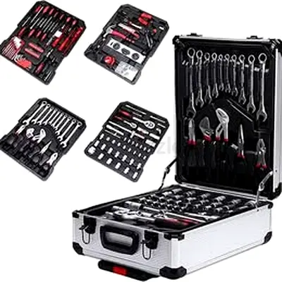 Portable Professional Tool Kit with Aluminum Case - 200+ Pieces Brand New