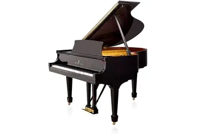 STEINWAY  SOND S-155 black baby grand piano