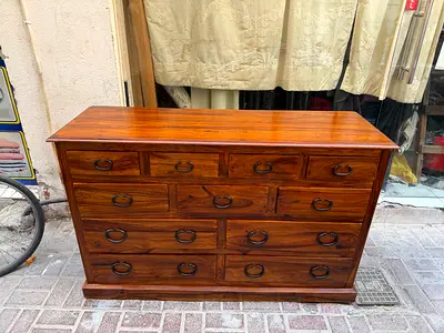 Marina home Solid Wood Multi-drawer Chest / Dresser - Vintage Style