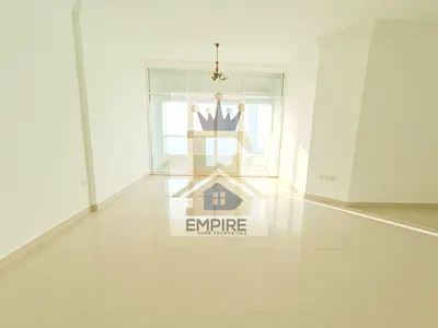 Full Sea View Specious bright Apartment With Master bedroom Wardrobe Balcony with Gym pool kid's play Area free exit Dubai Easy Near Family Park