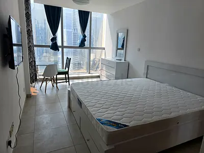 Beautifully Furnished Room with Lake View Balcony Near DMCC Metro Cluster E @AED 4600 all inclusive