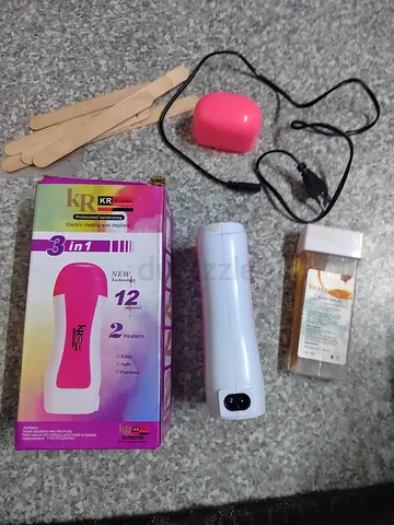 Portable 3-in-1 Wax Heater/Warmer Kit with Wax Cartridge and Applicators