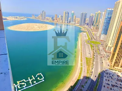 Full Open View Sea View Specious bright Apartment With Master bedroom with balcony with Gym pool free with One parking free Main Street building