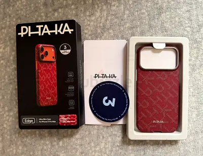 Pitaka gold red case for iphone 17 pro max