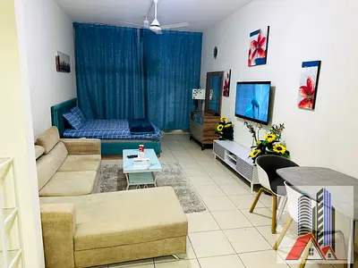 hot deal studio for sale ajman one tower with parking