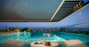 Sea &amp; Skyline Views | Elegant 1BR Apartment | High ROI