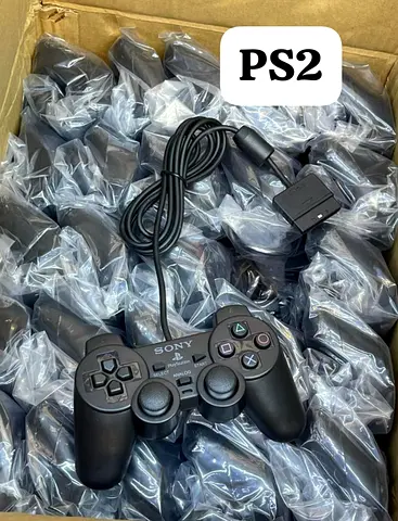 Genuine Sony PS2 Wired Controller - Black (Brand New Bulk Available)