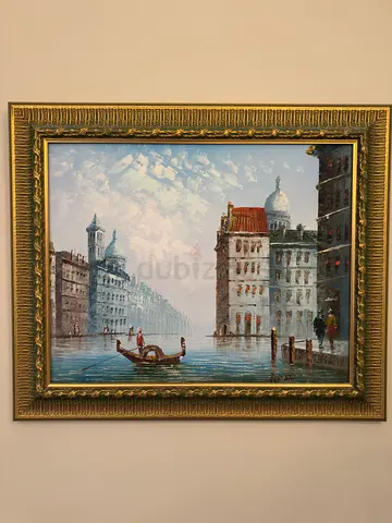 Venetian Canal Oil Painting
