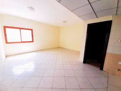 SUPER OFFER STUDIO WITH ONE WASHROOM WITH CENTRAL AC RENT IS ONLY 23K AL NAD QASMIYAH