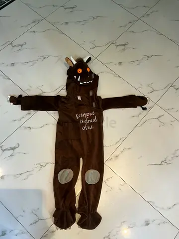 Kids Brown Monster Onesie / Costume - Size for Toddlers