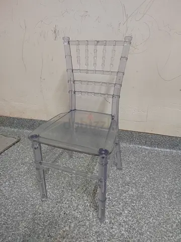 Clear Acrylic Chiavari Dining Chair - Single, Good Condition