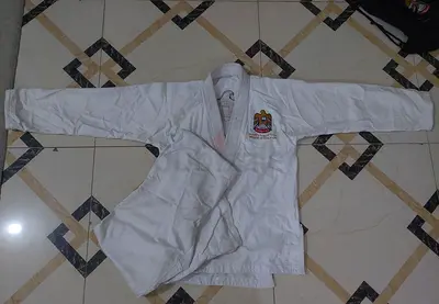 Official MOE Jiu-Jitsu Gi - Full Set (Top, Pants  Belt) - Used a Few Times - 50 AED